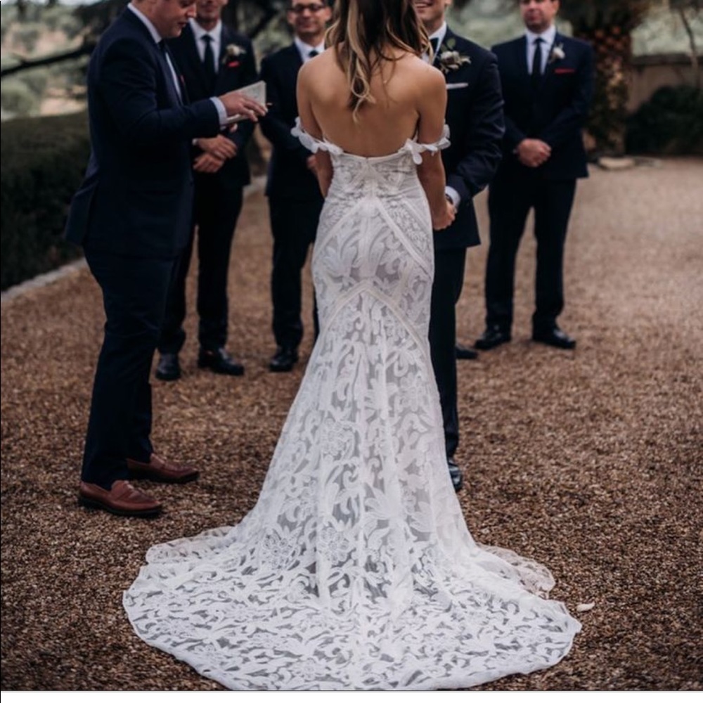 Rue de sein bohemian wedding gown. NEVER WORN
